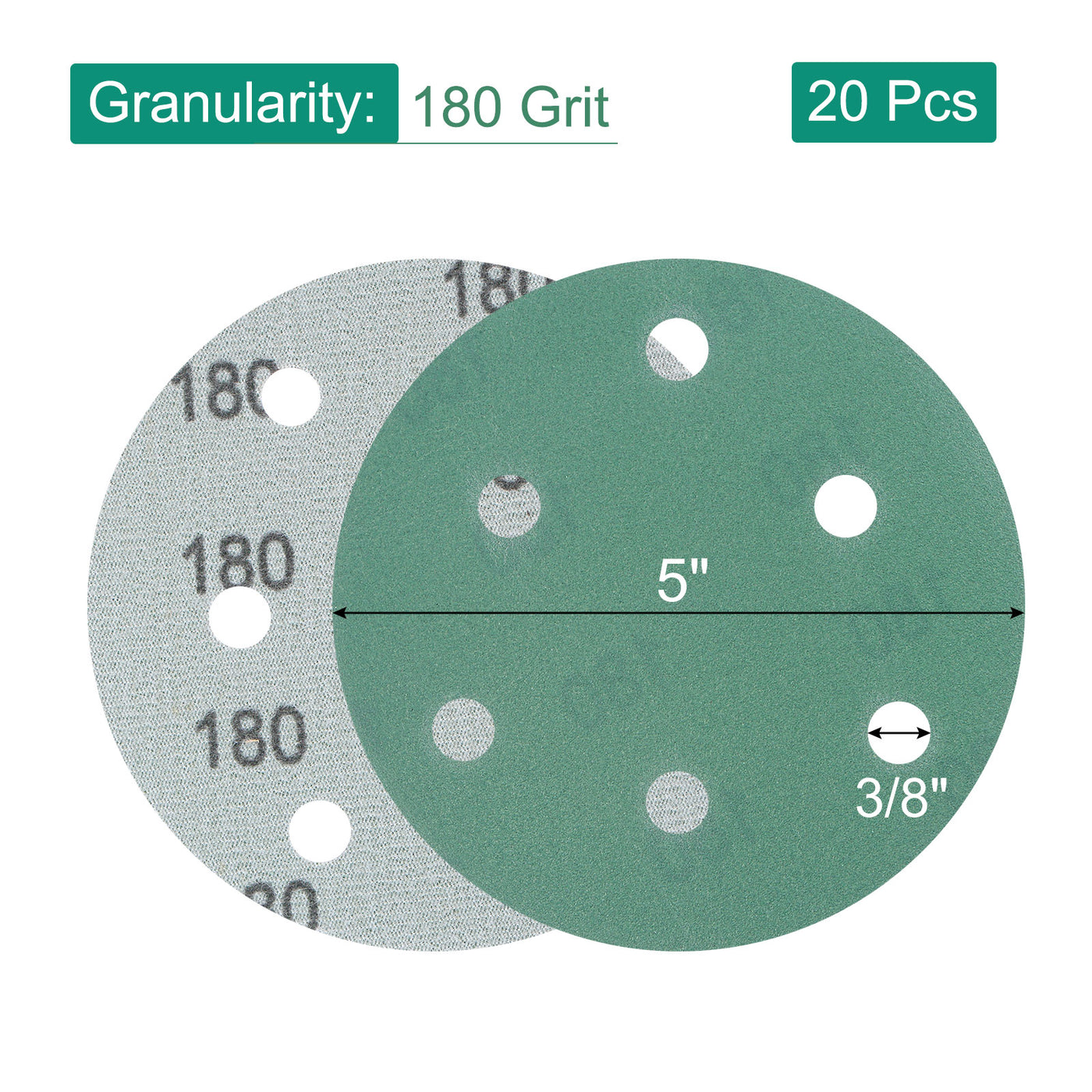 Harfington Sandpapers Hook Loop Backed Sanding Disc