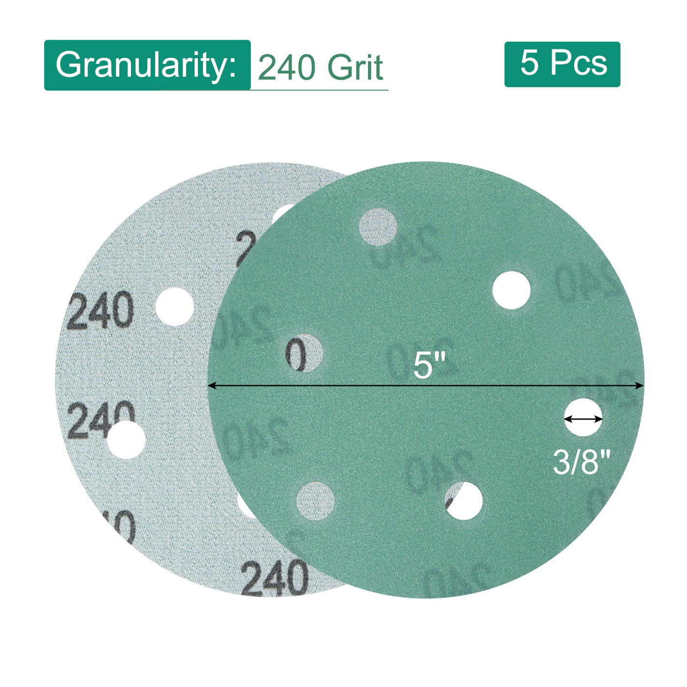 Harfington Sandpapers Random Orbital Sanding Disc
