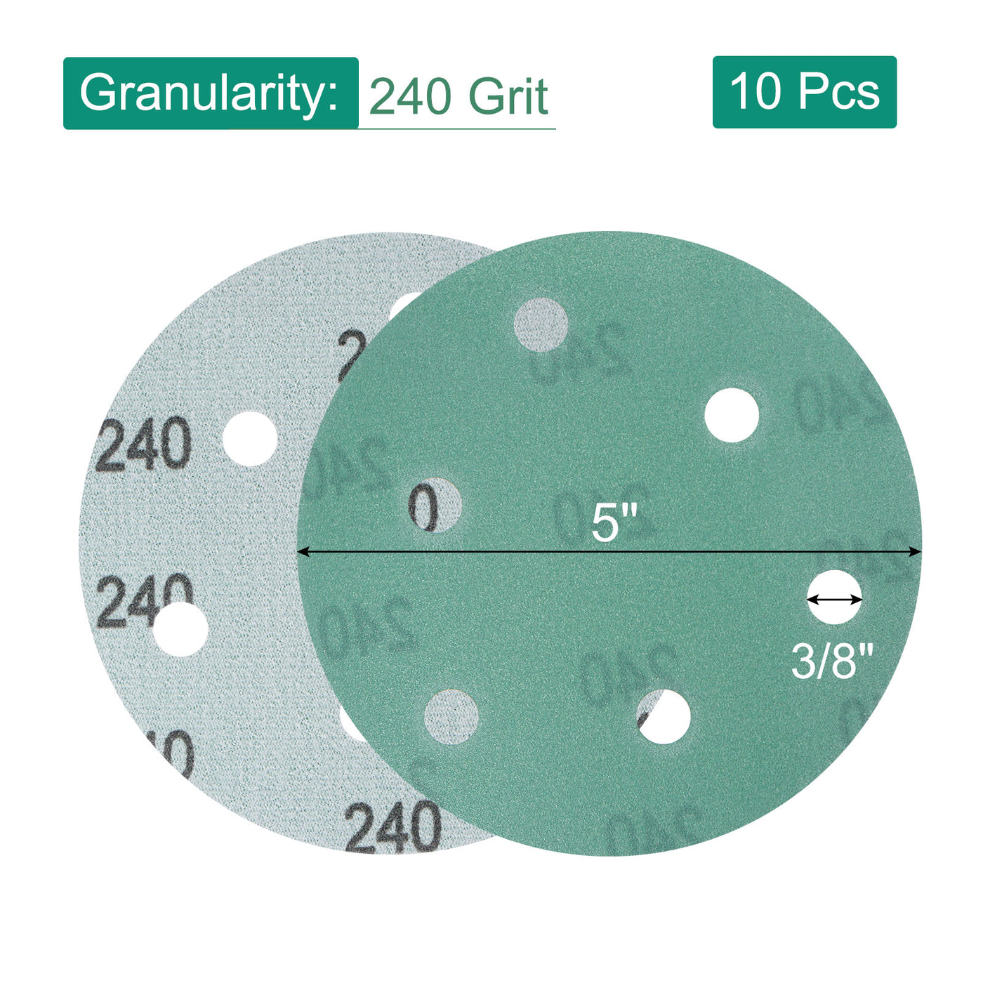 Harfington Film Sandpapers Hook Loop Sanding Discs
