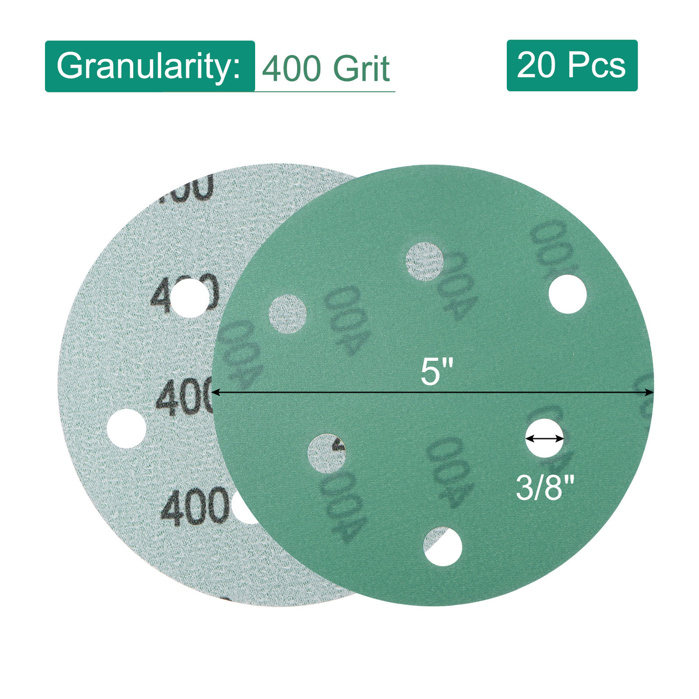 Harfington Sandpapers Hook Loop Backed Sanding Disc