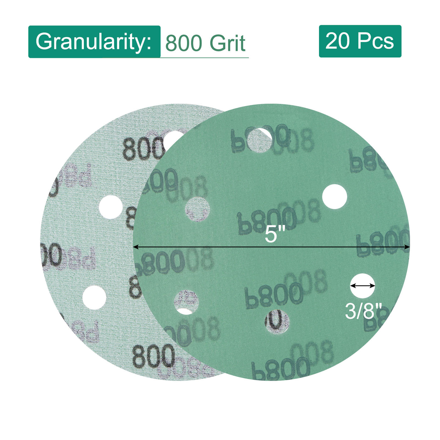 Harfington Sandpapers Hook Loop Backed Sanding Disc