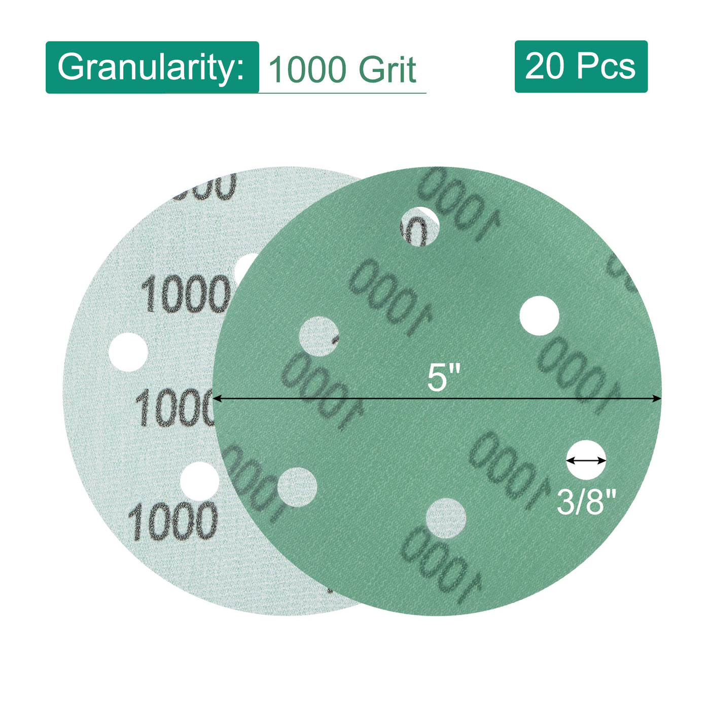 Harfington Sandpapers Hook Loop Backed Sanding Disc