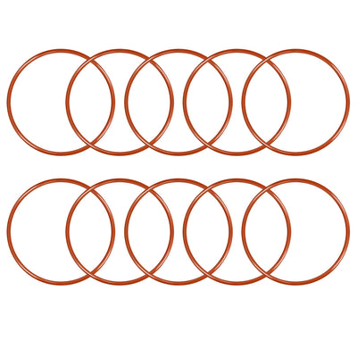 Harfington Silicone O-Ring VMQ Seal Rings Sealing Gasket Red