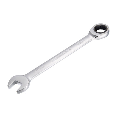 Harfington Metric Box Open Ended Ratchet Combination Wrench Chrome Finish, Cr-V