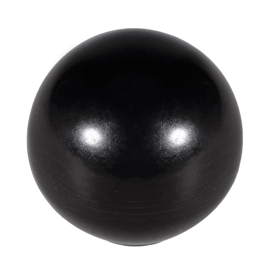Harfington 10 Pcs Thermoset Ball Knob Female Thread Machine Handle Smooth Rim Black