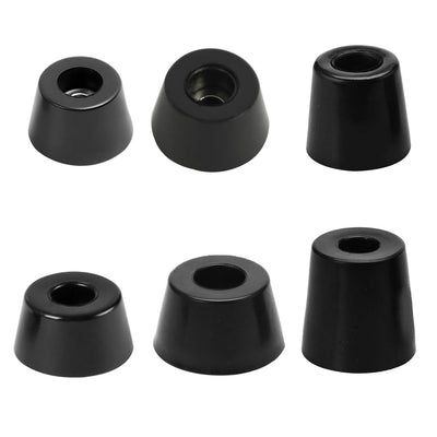 Harfington 14pcs Rubber Feet Bumper Buffer Cabinet Leg Pad Desk Protector with Metal Washer