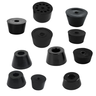 Harfington 16pcs Rubber Feet Bumper Buffer Table Chair Leg Pad Protector with Metal Washer
