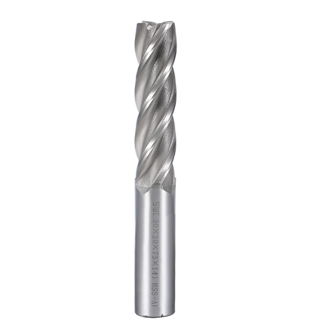 Harfington HSS-AL 4 Flute Straight End Mill Cutter CNC Router Bits