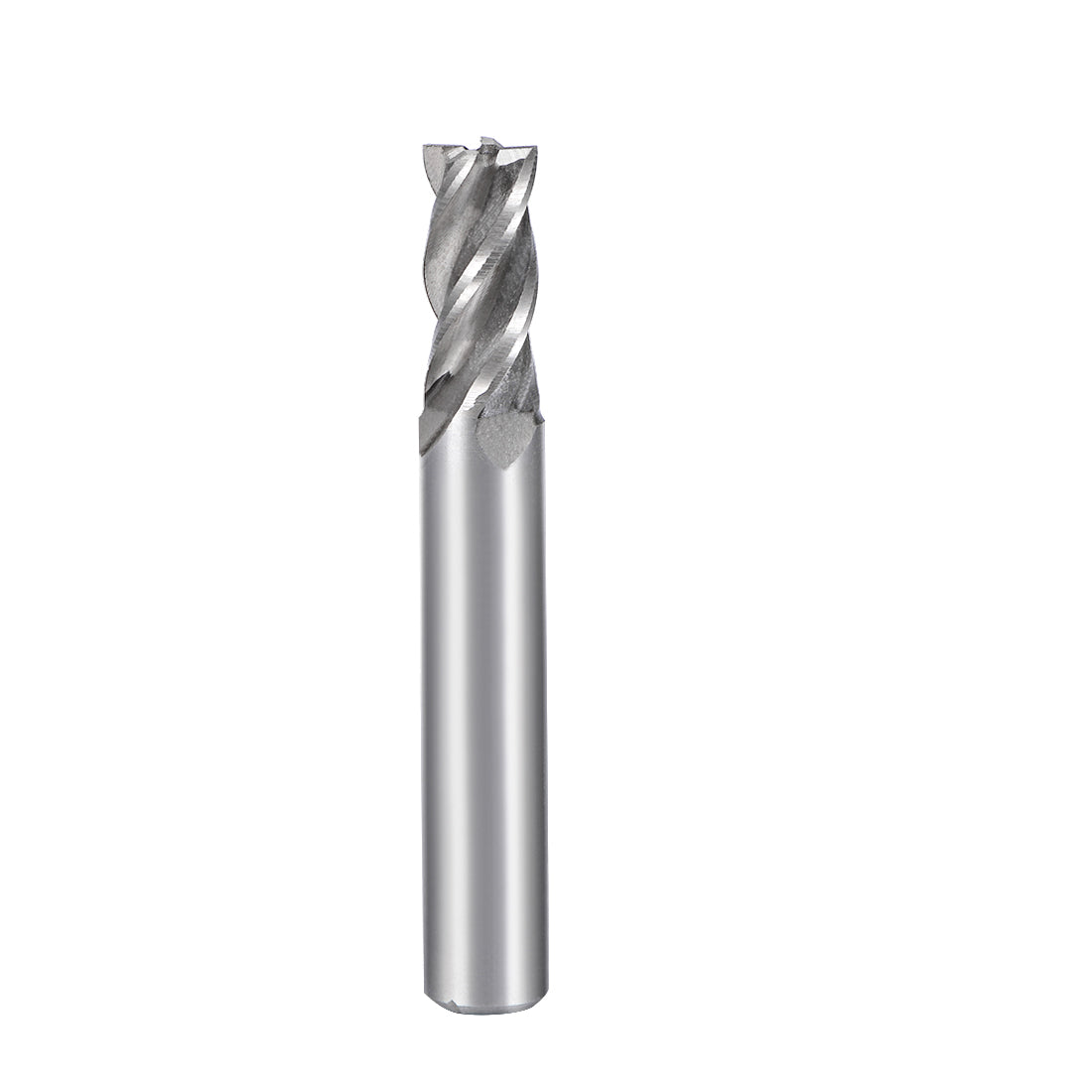 Harfington High Speed Steel HSS-AL 4 Flute Straight End Mill Cutter CNC Router Bits