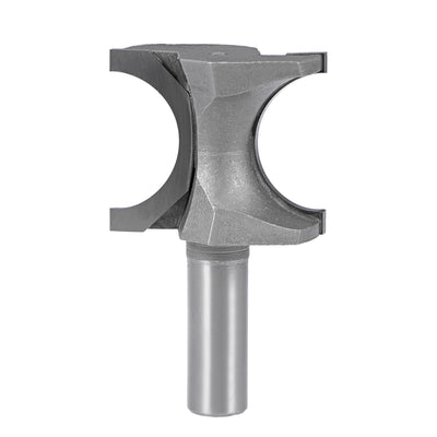 Harfington Half Round End Mill Router Bit Bullnose Grooving Carbide for Woodworking Engraving Edge Trimmer