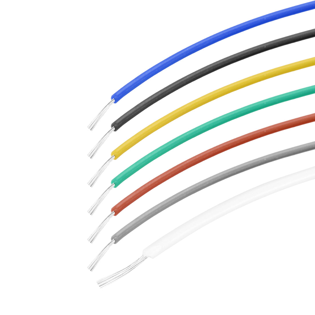 Harfington Silicone Wire 22 AWG Flexible Soft Electric Wire Strands of Tinned Copper Wire