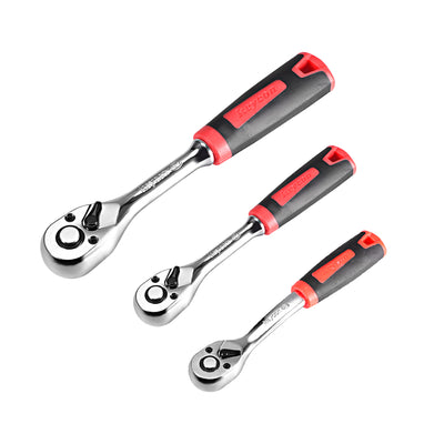 Harfington Rotator Ratchet Wrench - CR-V Reversible Quick-Release Drive