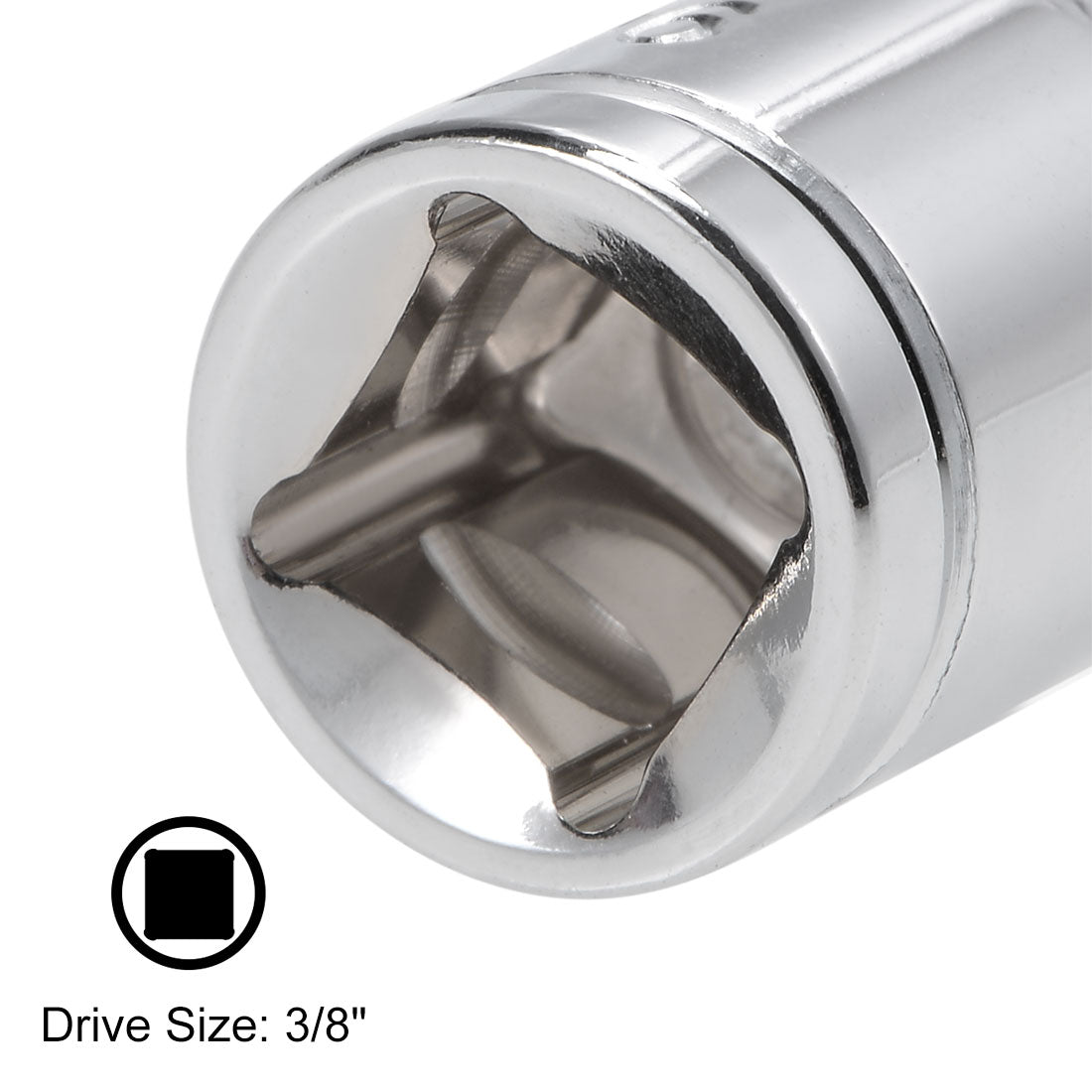 Harfington Square Drive SAE 6-Point Shallow Socket, Cr-V