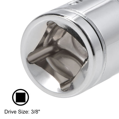 Harfington Square Drive SAE 6-Point Shallow Socket, Cr-V