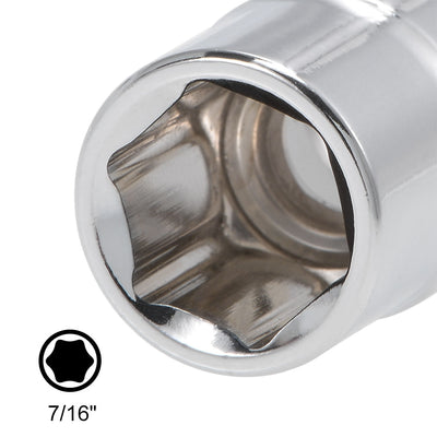 Harfington Square Drive SAE 6-Point Shallow Socket, Cr-V