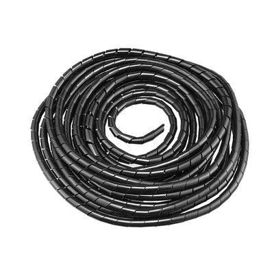 Harfington Flexible Spiral Tube Cable Wire Wrap Computer Manage Cord