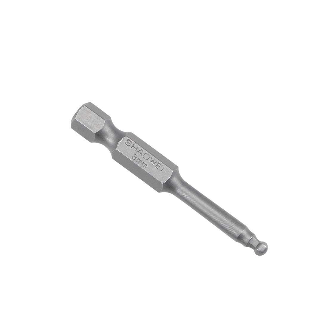 Harfington Ball End Hex Bits Hex Shank Magnetic Head Screwdriver S2 HRC58 Screw Driver Bit