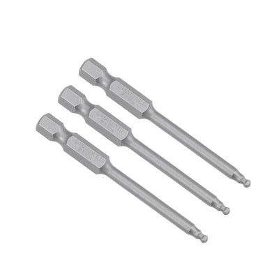 Harfington Ball End Screwdriver Bits, S2 Magnetic Drill Bits with Hex Shank