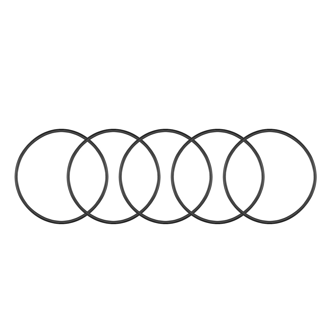 Harfington O-Rings Nitrile Rubber Round Seal Gasket 5Pcs