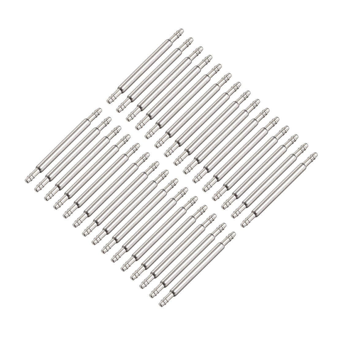 Harfington Spring Bar Pins Double Fringe Stainless Steel Watch Band Pins 30Pcs