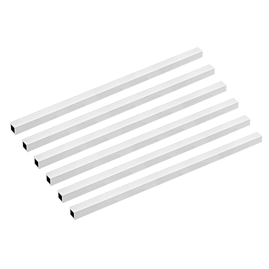 Harfington 6063 Aluminum Square Tube, Straight Seamless Pipes