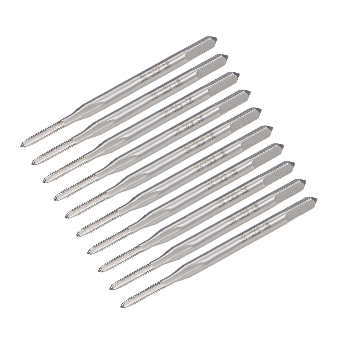 Harfington Metric Machine Tap 3 Straight Flutes High Speed Steel 10pcs