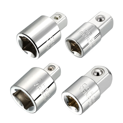 Harfington Socket Adapter and Reducer, Female to Male, Cr-V