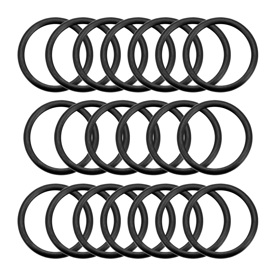 Harfington O-Rings Nitrile Rubber Gasket, Width, 20 pcs