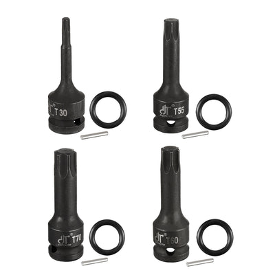 Harfington Impact Torx Bit Socket, Metric, Cr-Mo Steel