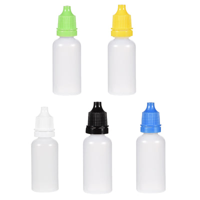 Harfington 15ml/0.5 oz Empty Squeez Dropper Bottle 10pcs