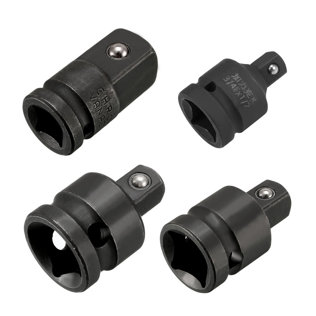 Harfington Impact Socket Reducer for Ratchet Wrenches, Female to Male, Cr-Mo