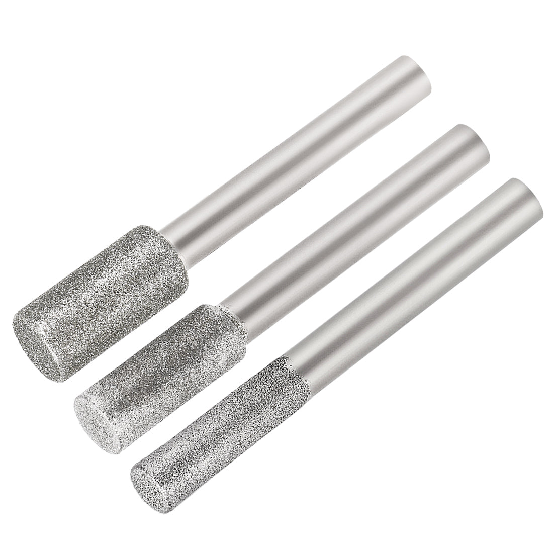 Harfington Diamond burrs Grinding Drill Bits for Carving Rotary Cylindrical Ball Nose Tools