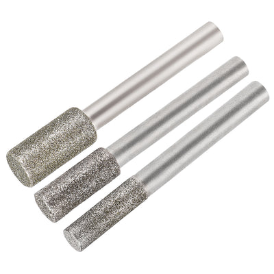 Harfington Diamond burrs Grinding Drill Bits for Carving Rotary Cylindrical Ball