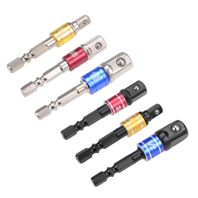 Harfington Driver Extension Impact Grade Socket Adapter Set, Hex Shank Bit for Power Drills