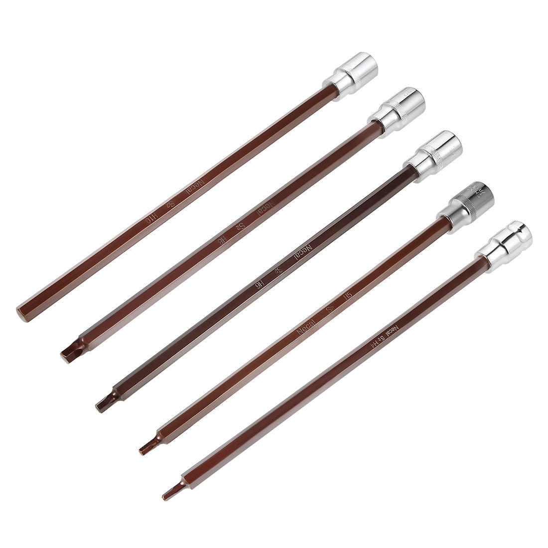 Harfington Extra Long Hex Bit Socket, Metric, S2 & Cr-V Steel