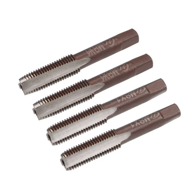 Harfington Metric Hand Tap 3 Straight Flutes H2 Alloy Tool Steel 2 Pairs