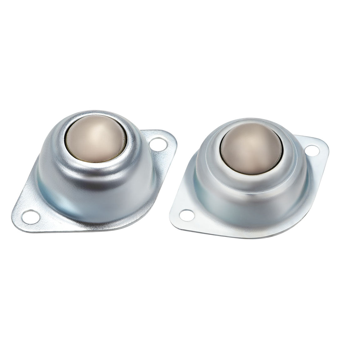 Harfington Ball Transfer Bearing Unit 5/8 Inch 1 Inch Load Flange Mounted Bearing Steel for Transmission 2pcs