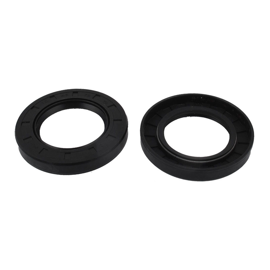 Harfington Oil Seals, Nitrile Butadiene Rubber Black Pack of 2