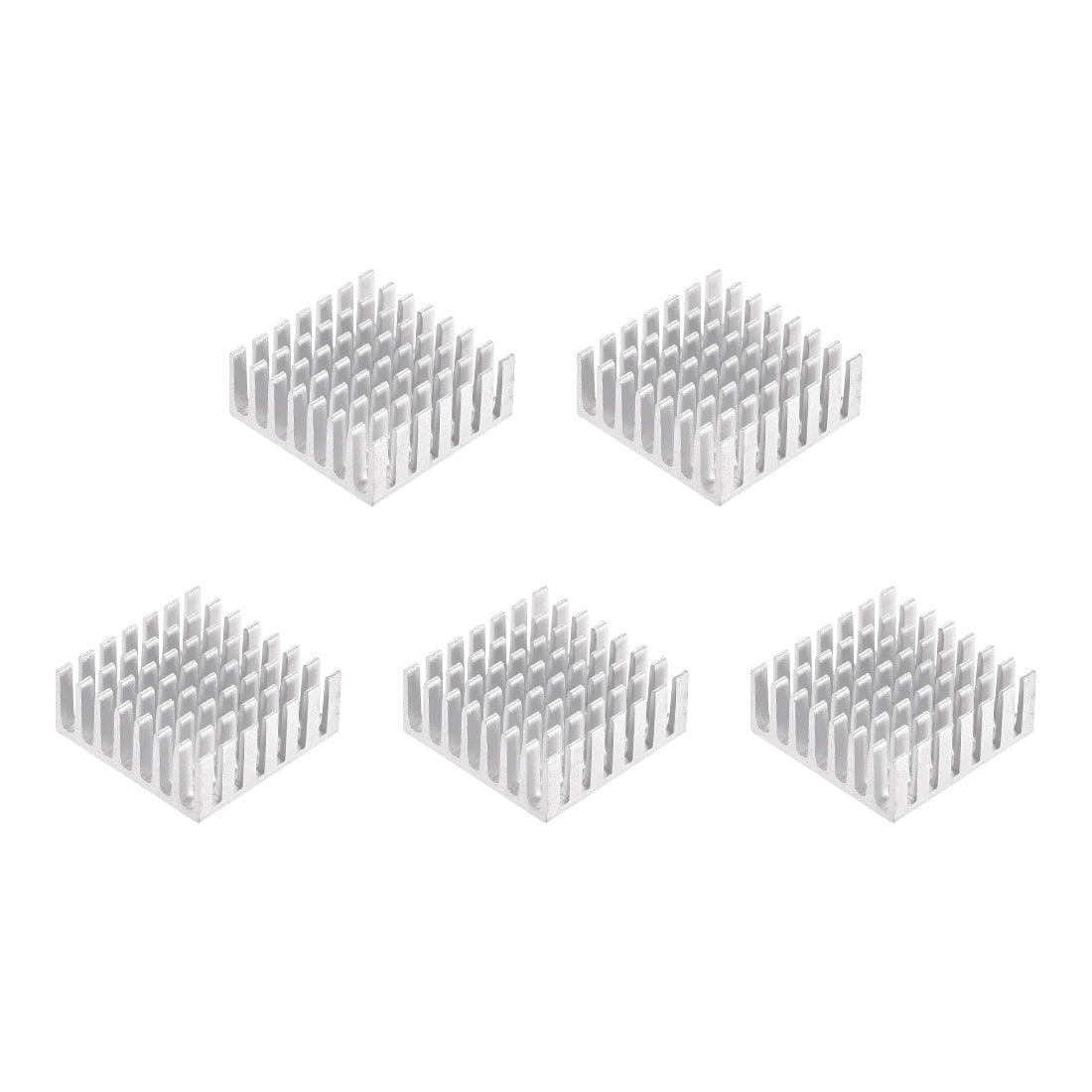 Harfington Slotted Notch Heatsink for MOS, IC Chip, RAM, CPU, Stepper Motor,3D Printer 5pcs