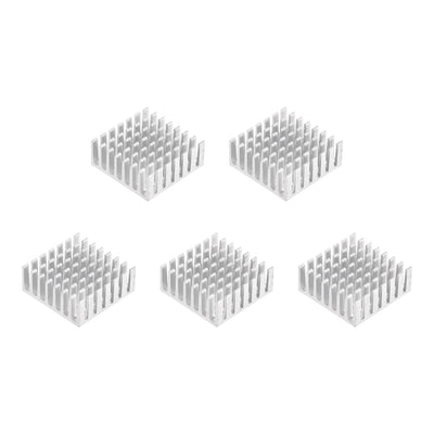 Harfington Slotted Notch Heatsink for MOS, IC Chip, RAM, CPU, Stepper Motor,3D Printer 5pcs