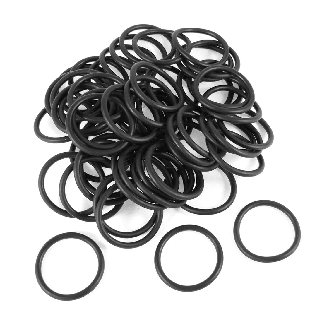 Harfington Nitrile Rubber O-Rings Metric Buna-N Sealing Gasket, Pack of 60