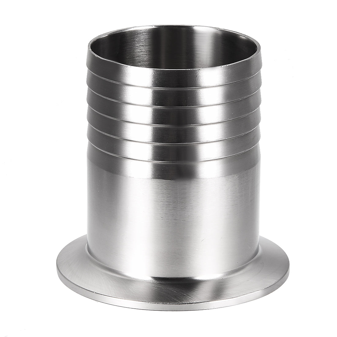 Harfington Clamp Hose Adapter 3.051 Inch Flange to Hose Barb Sanitary Fitting