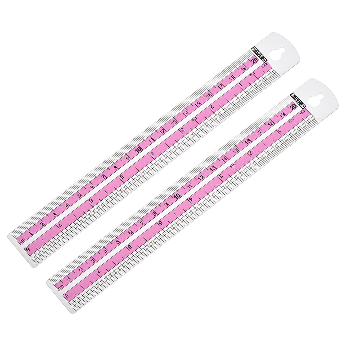 Harfington Aluminum Rulers Precision Straight Edge Metal Ruler Metric and Imperial Ruler