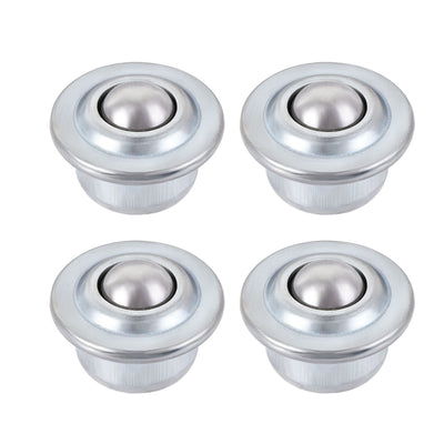 Harfington Ball Transfer Bearing Unit mm Lbs Carbon Steel Drop-in Type for Transmission 4pcs