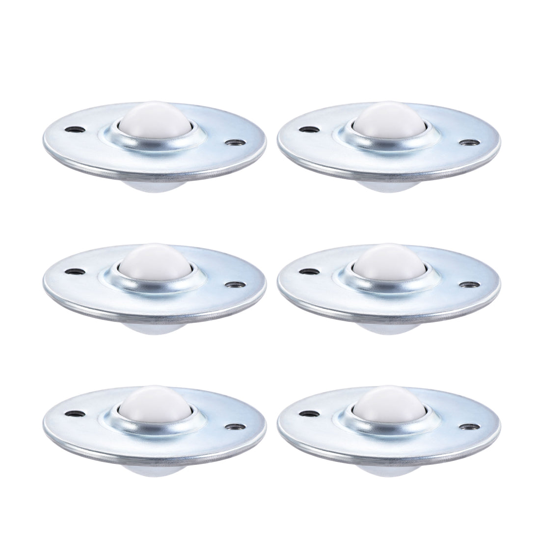 Harfington Ball Transfer Bearing Unit mm Lbs Nylon Flange-mount Type for Transmission 6pcs