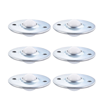 Harfington Ball Transfer Bearing Unit mm Lbs Nylon Flange-mount Type for Transmission 6pcs