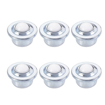 Harfington Ball Transfer Bearing Unit mm Lbs Nylon Drop-in Type for Transmission 6pcs