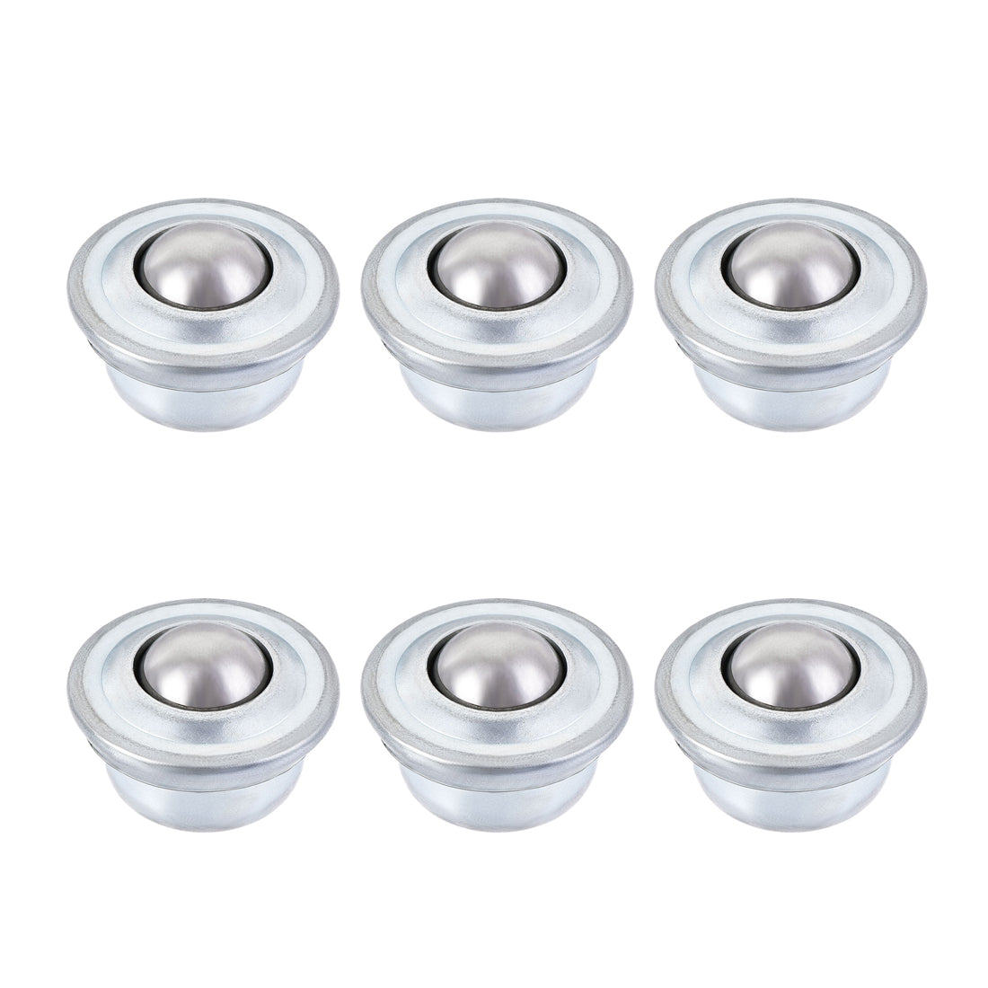 Harfington Ball Transfer Bearing Unit mm Lbs Carbon Steel Drop-in Type for Transmission 6pcs