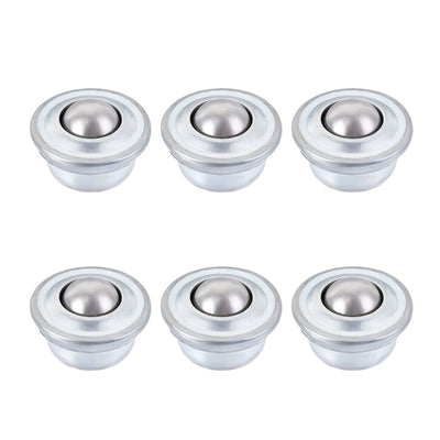 Harfington Ball Transfer Bearing Unit mm Lbs Carbon Steel Drop-in Type for Transmission 6pcs