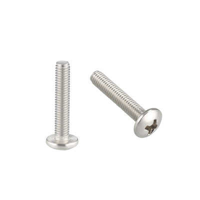 Harfington Machine Screws, Phillips Truss Head 304 Steel, Fasteners Bolt